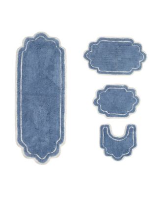 Home Weavers Allure Bathroom 4-Pc. Bath Rug Set