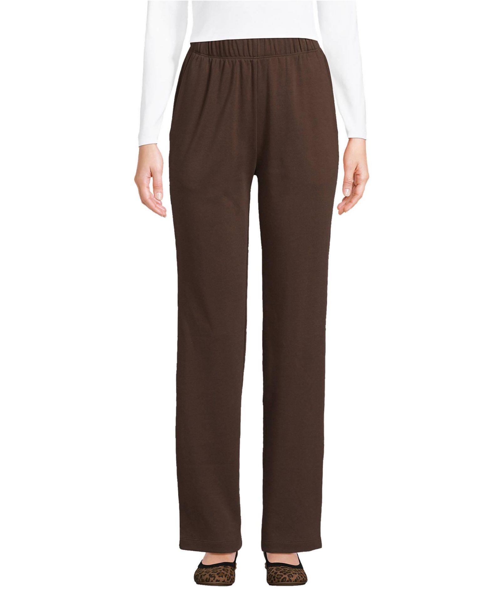Lands' End Women's Sport Knit High Rise Pants