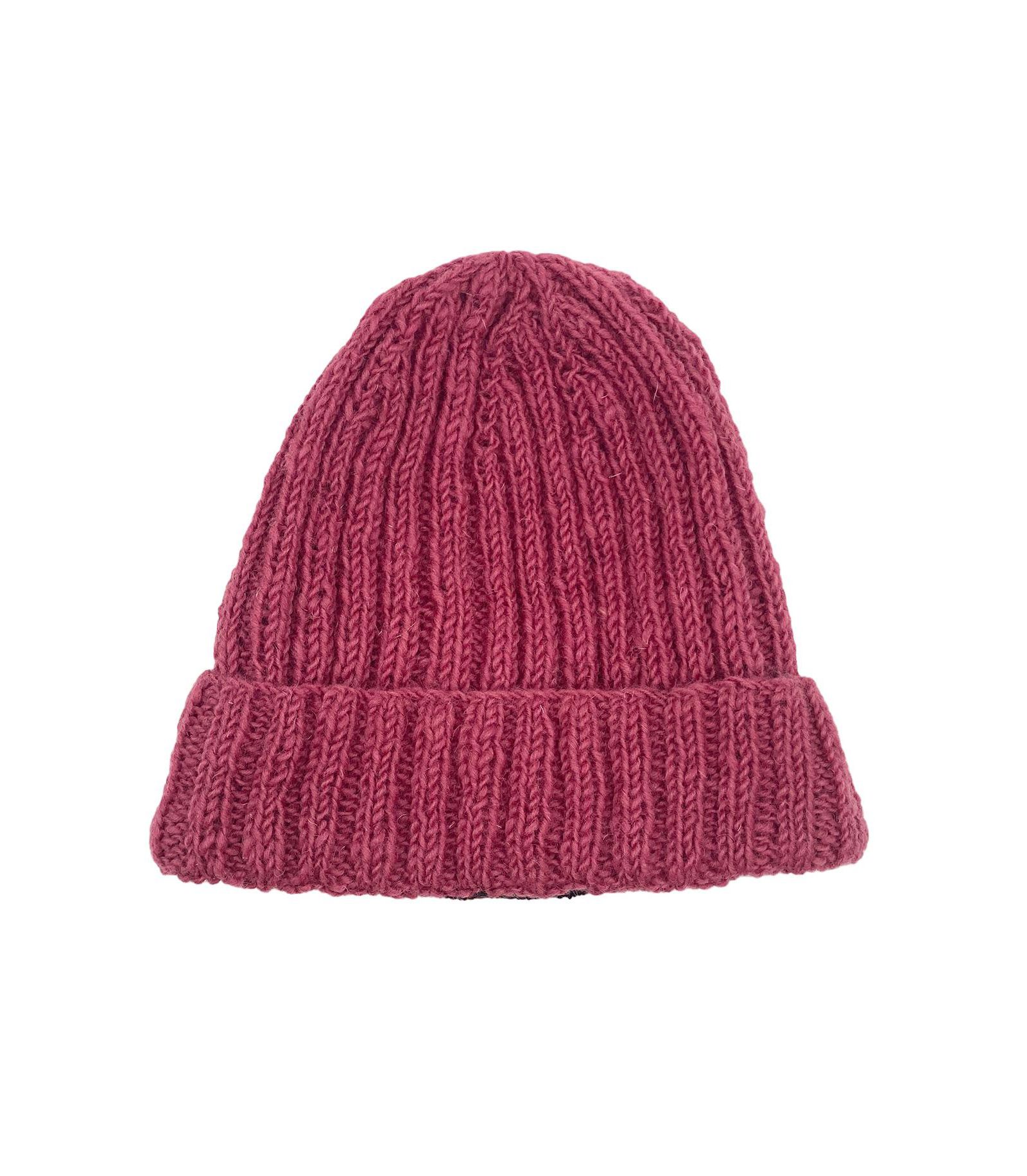 Feelgoodz Women s Artisan Hand-Knit Denali Ribbed Wool Beanie Hat