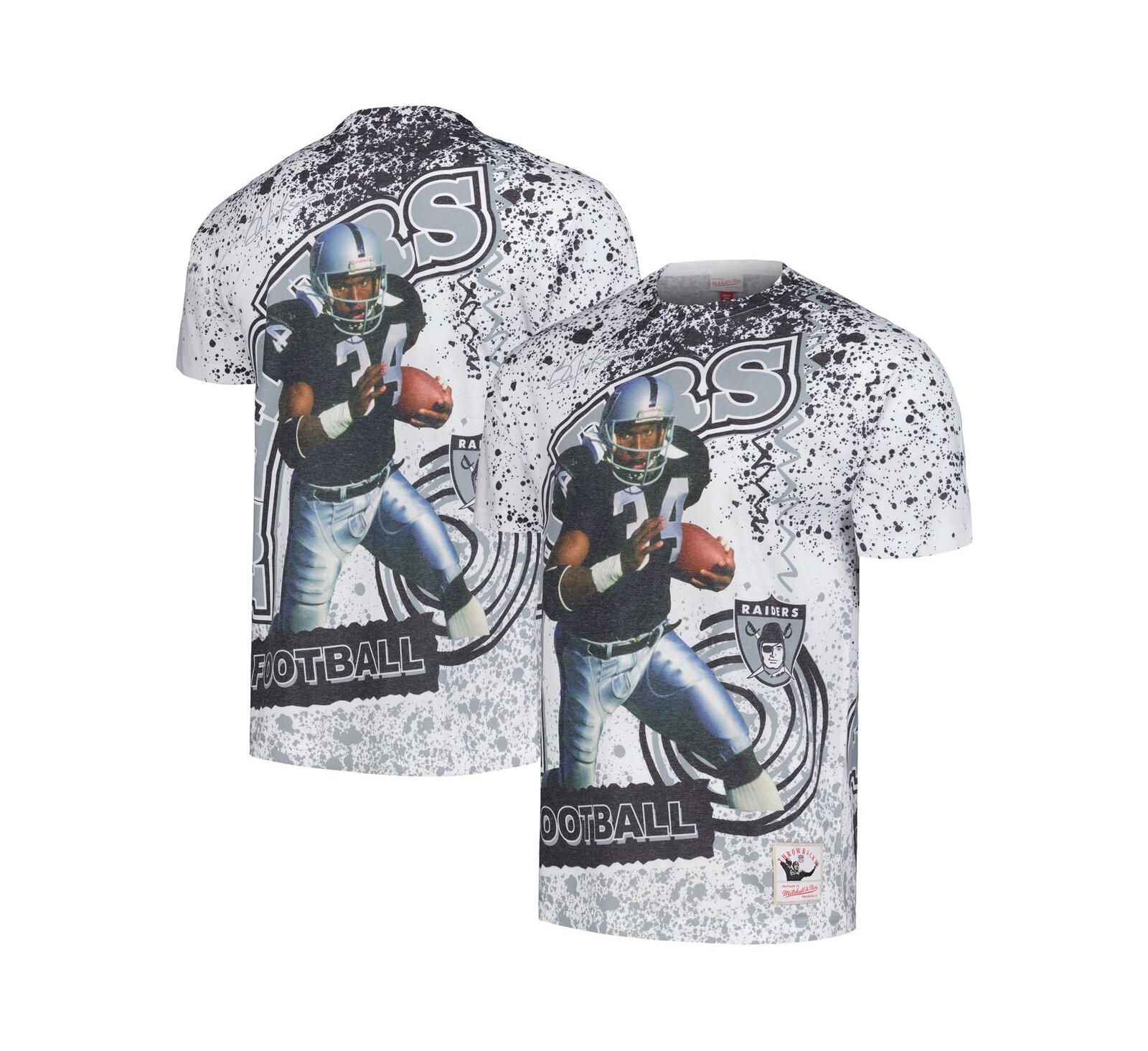 Мужская футболка Mitchell & Ness Bo Jackson Las Vegas Raiders