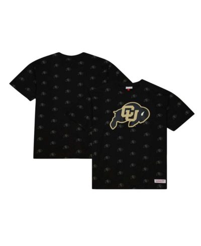 Мужская футболка Mitchell & Ness с принтом Colorado Buffaloes, черная