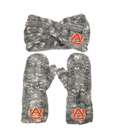 Женский набор ZooZatz Auburn Tigers Logo: повязка на голову и варежки