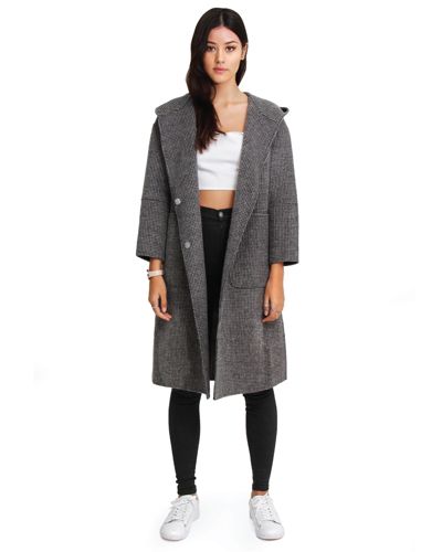 Женское объемное пальто Belle & Bloom Walk This Way Wool Blend