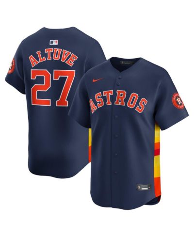 Мужская джерси Nike Jose Altuve Orange Houston Astros Alternate Limited Player Jersey