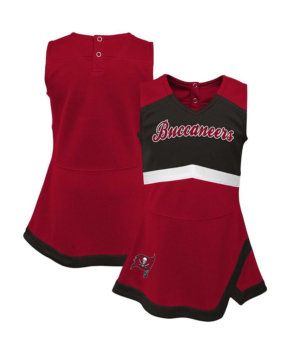 Детское красное платье-сарафан Tampa Bay Buccaneers Cheer Captain