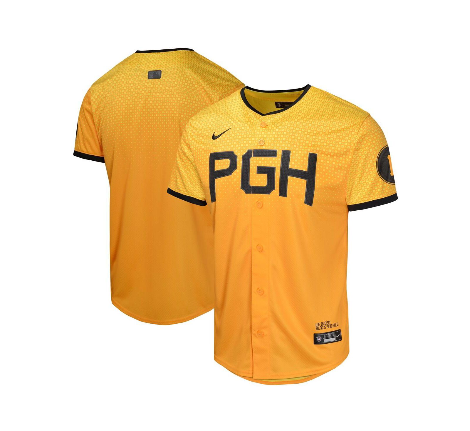 Детская игровая джерси Nike Ronald Acuna Jr. Gold Atlanta Braves Alternate Limited