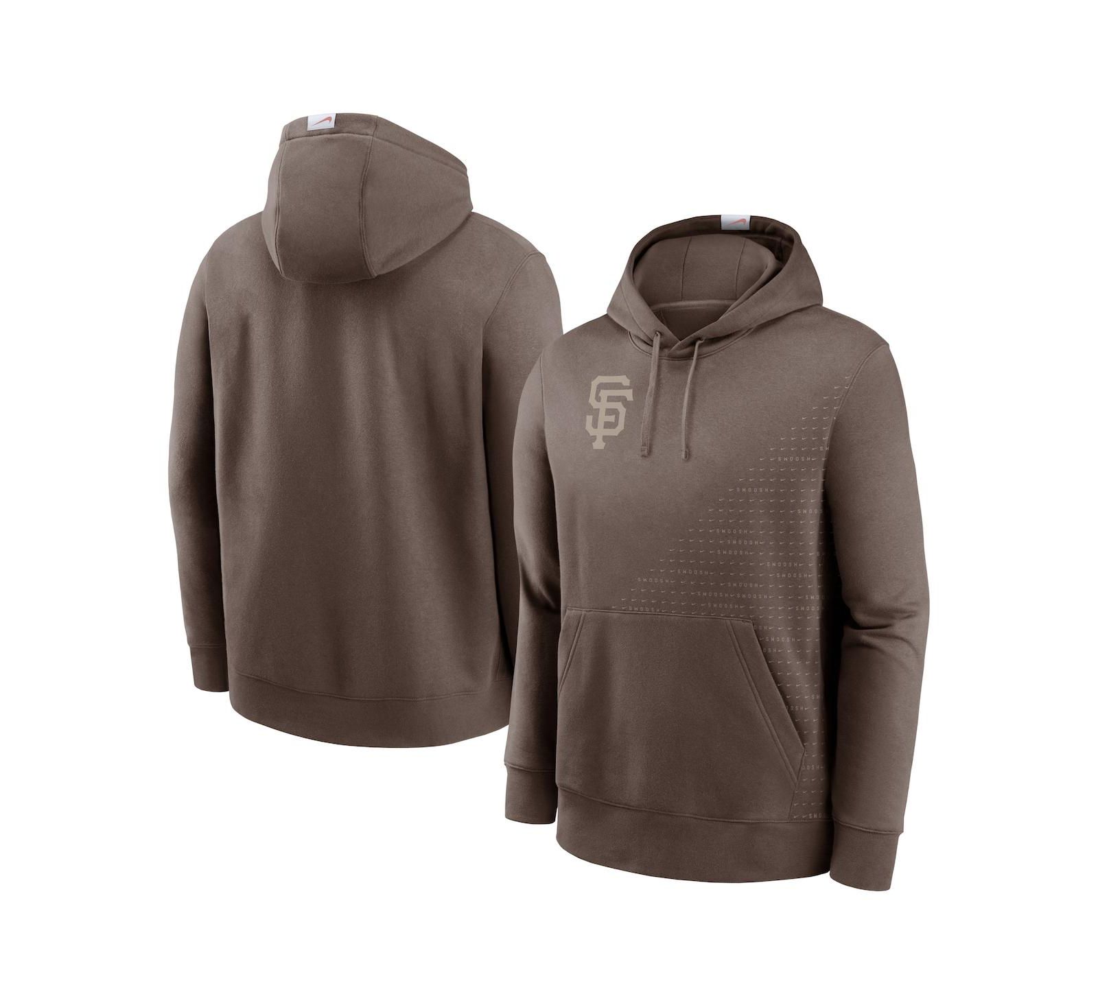Nike Мужское худи Nike Men's Light Brown San Francisco Giants Statement Pullover
