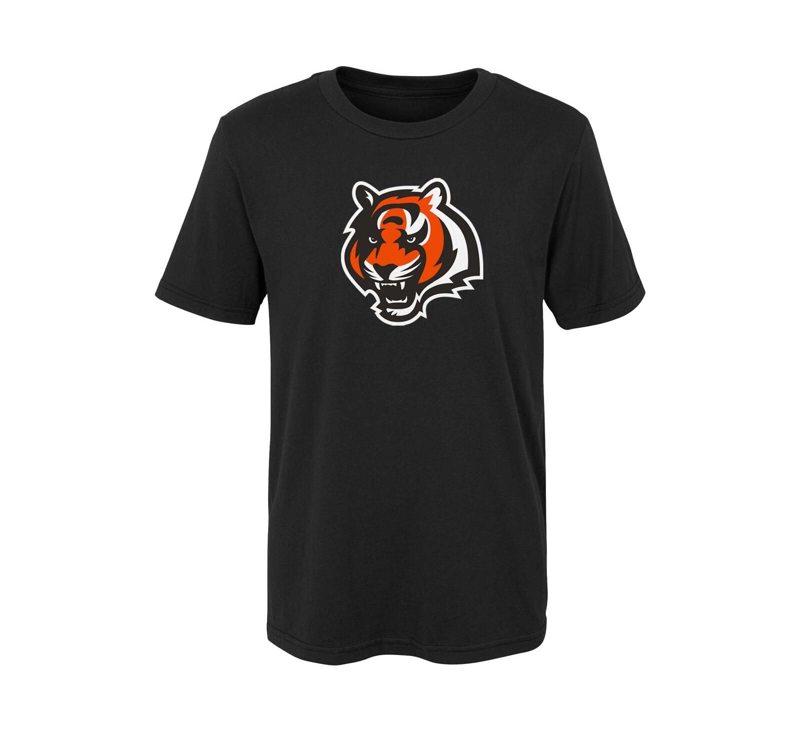 Детская футболка с логотипом Cincinnati Bengals, черная