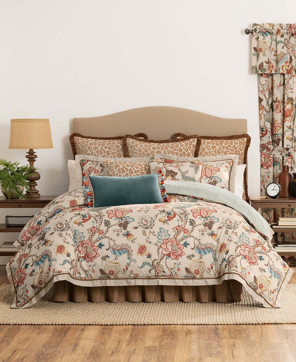 Rose Tree Haylie Floral Print 4-Pc Comforter Set, King