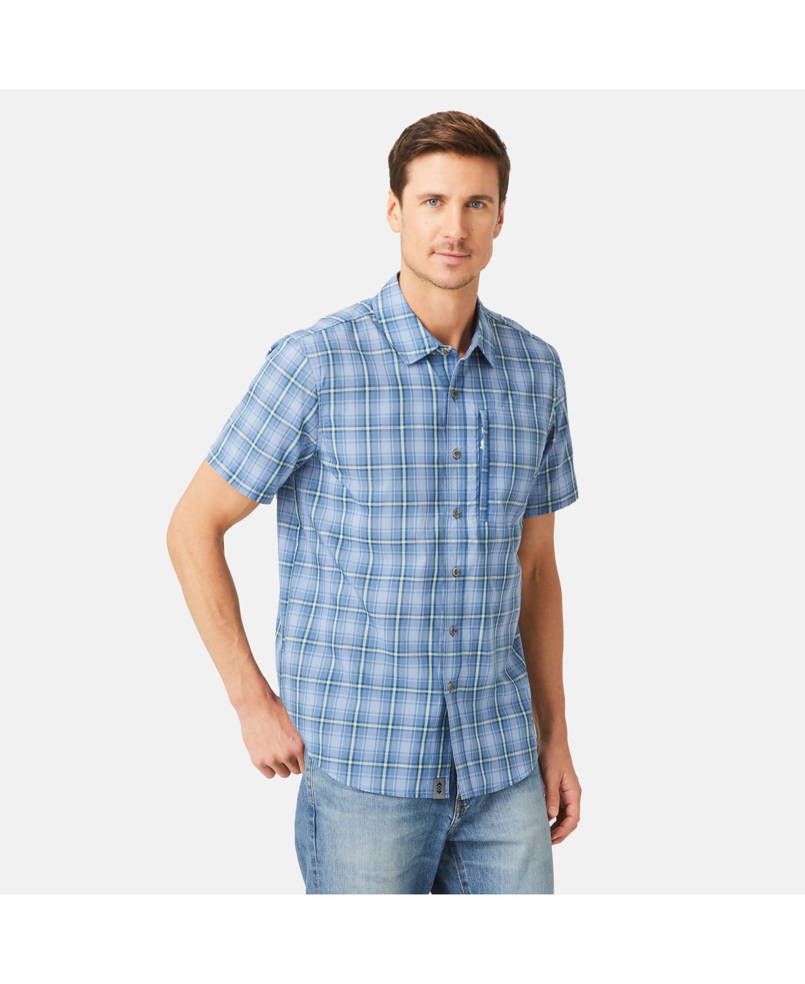 Free Country Men's Excursion Short Sleeve Poplin Shirt