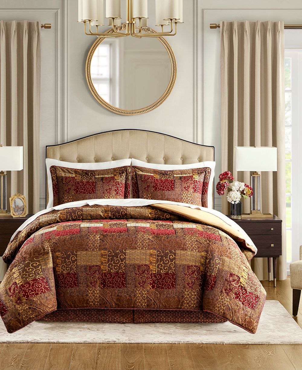 Croscill Galleria 4-Pc Comforter Set, Queen