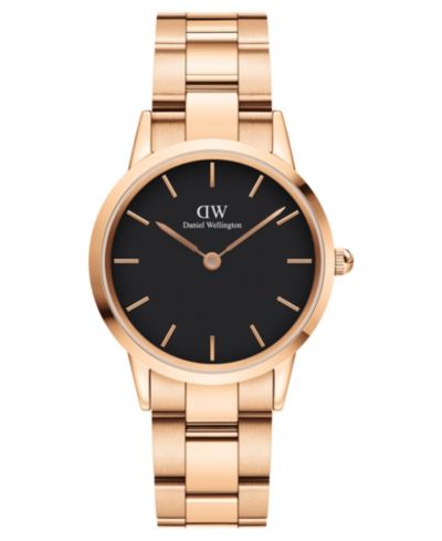 Женские часы Daniel Wellington Iconic Link из розового золота и стали 32mm