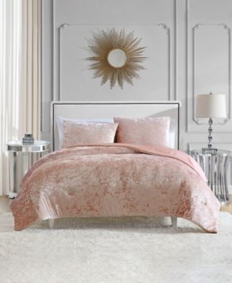 Juicy Couture Crushed Velvet 3-Pc. Comforter Set, Full/Queen