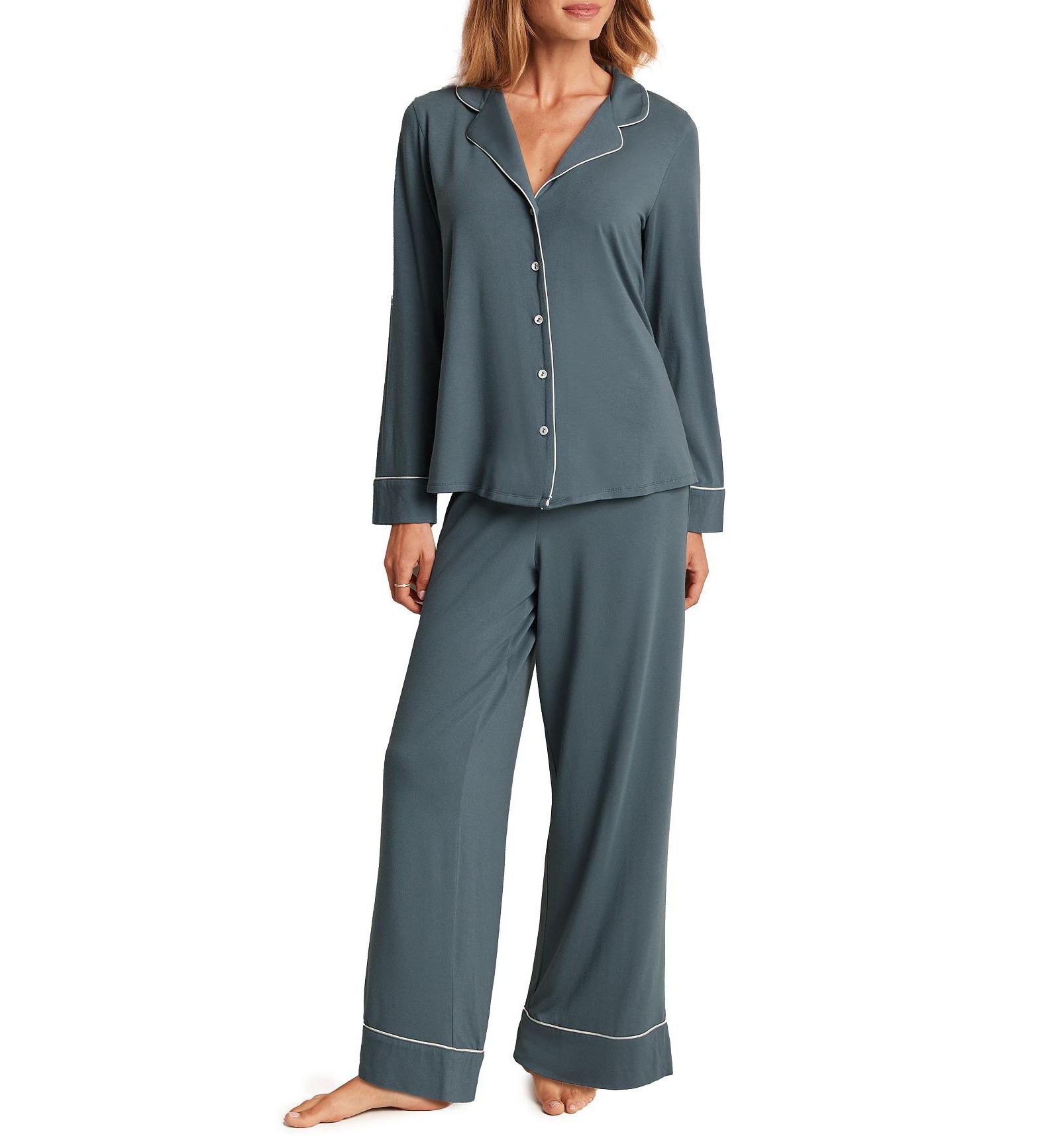 Adore Me Women's Matilda Long Sleeve Top & Pants Pajama Set