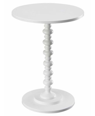 Convenience Concepts 17.75" Medium-Density Fiberboard Palm Beach Spindle Table