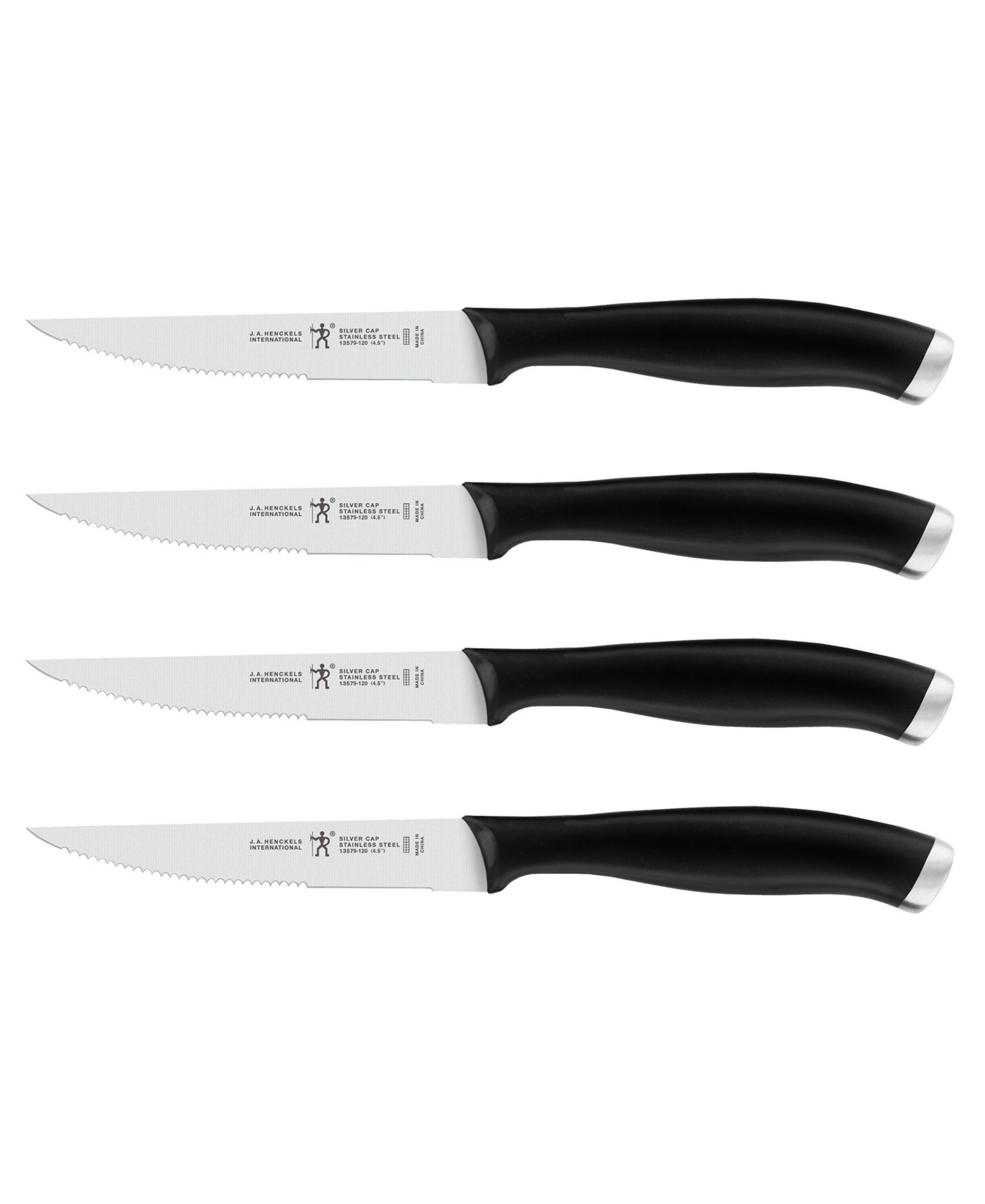 Набор ножей для стейка HENCKELS Silvercap 4-Piece Steak Knife Set