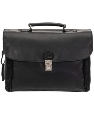 Мужской кожаный портфель Mancini для ноутбука 15.6"