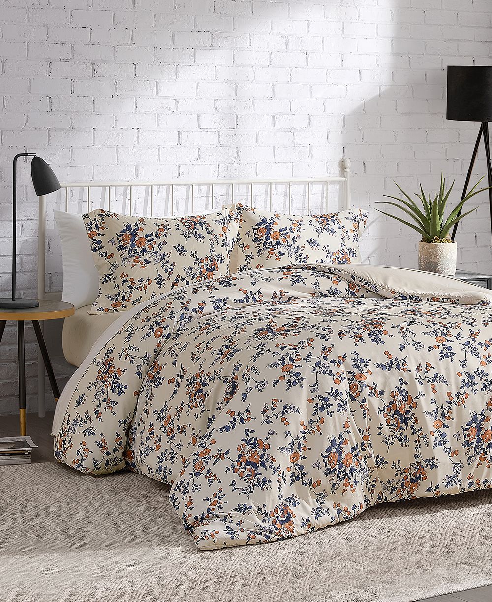 Lucky Brand Garden Bouquet Reversible Microfiber 2-Pc. Comforter Set, Twin/Twin XL