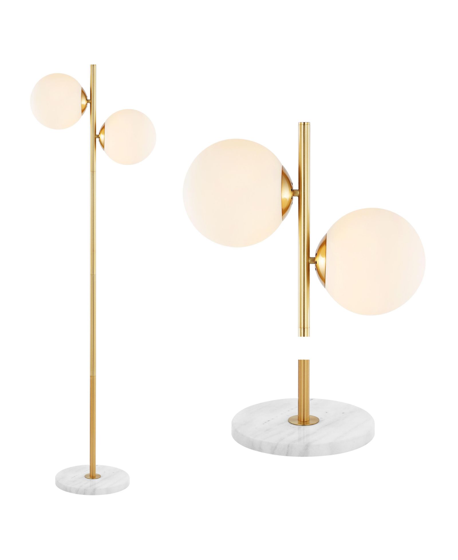 Oscar Modern Parisian Candlestick Iron LED Floor Lamp