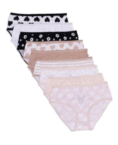 Maidenform Детские базовые трусики, упаковка 9 штук