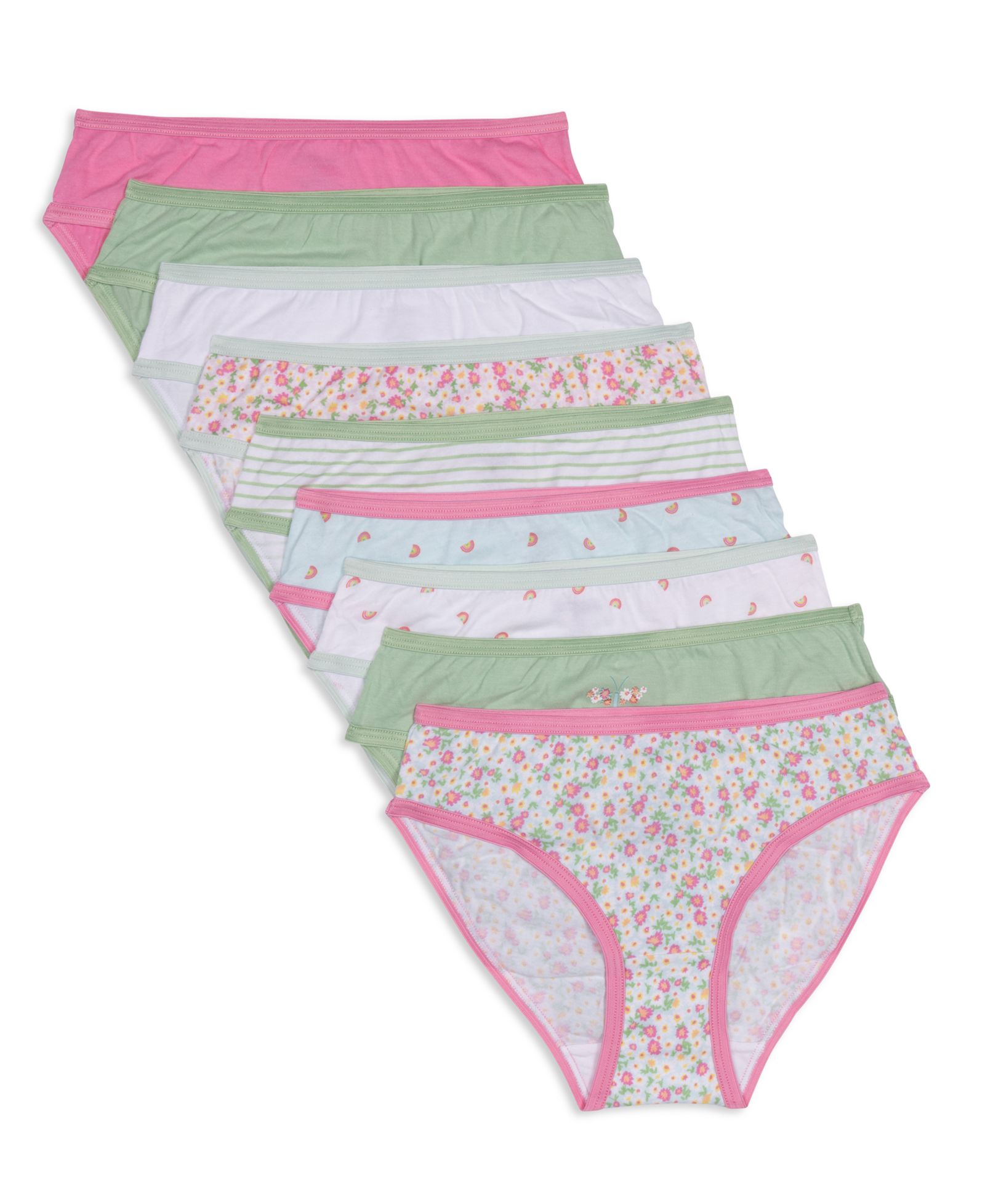Детское нижнее белье Maidenform Sketchy Floral Bikini, набор из 9 шт