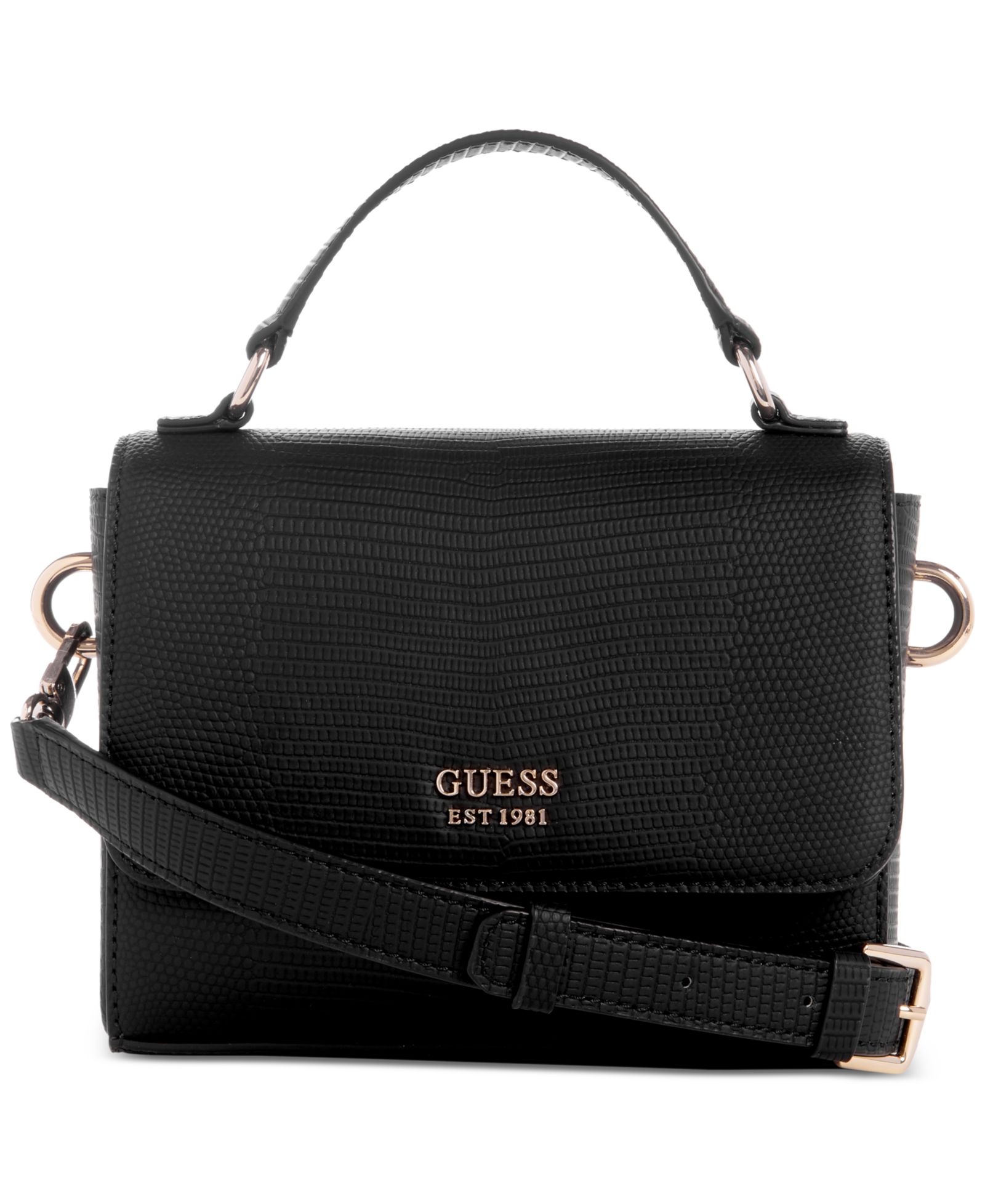 GUESS Lyndi мини сумка через плечо с клапаном