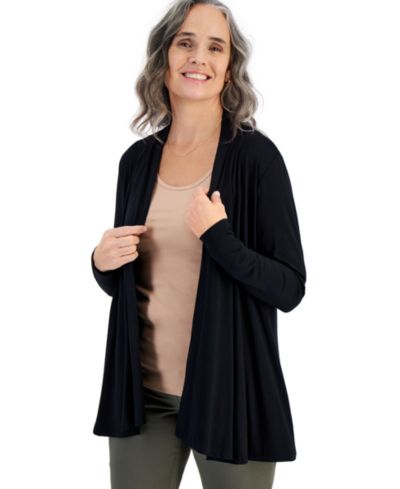 Style & Co Women's Open-Front Knit Cardigan, Created for Macy's
