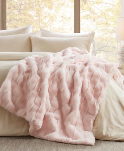 Плед Madison Park Vivienne Faux Fur Throw, 50" x 60"