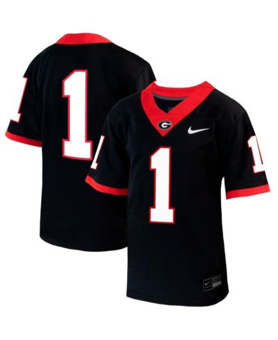 Детская реплика джерси Nike Black Georgia Bulldogs для мальчиков и девочек