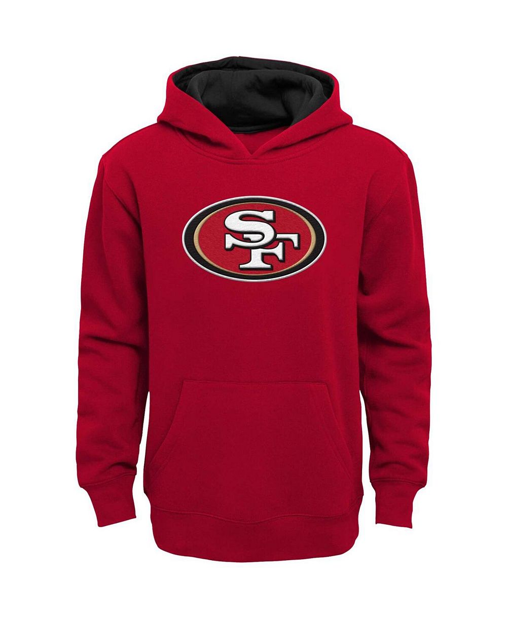 Детское худи Big Boys Scarlet San Francisco 49ers Prime Pullover