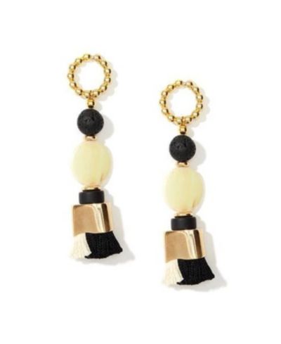 Nectar Nectar New York Vintage-like Genuine Pearl Tassel Earrings