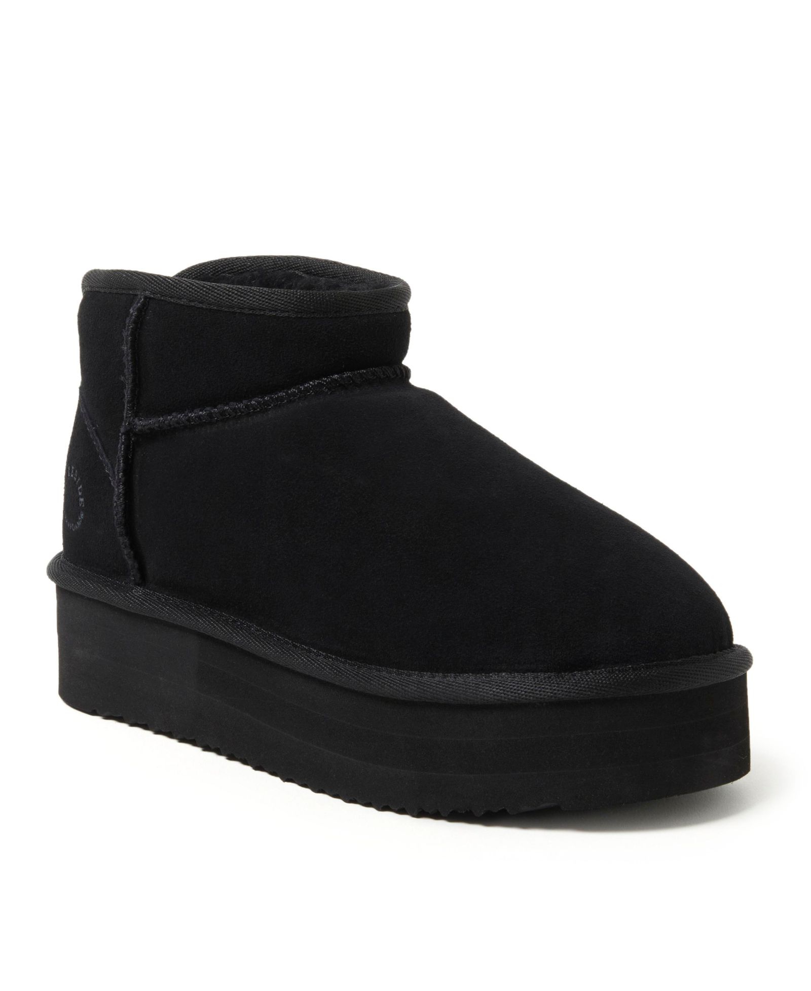 Женские ботильоны Dearfoams Fireside Kingston с натуральным мехом shearling
