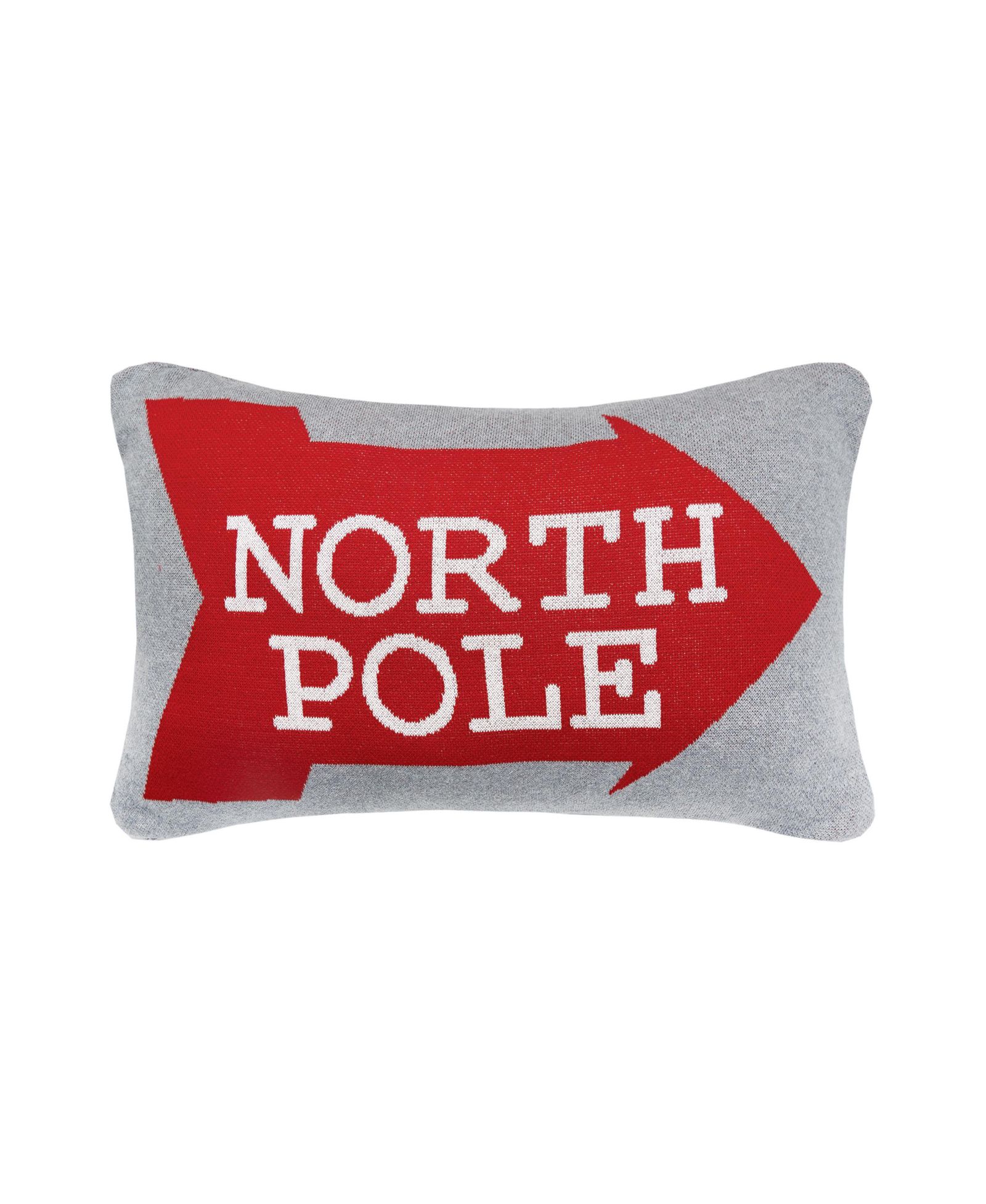 C&F Home North Pole Christmas Knitted Throw Pillow, 14" x 22"