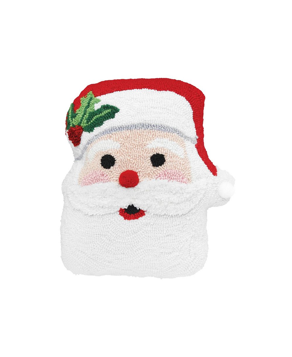 Декоративная праздничная подушка St. Nick, 16" x 16"