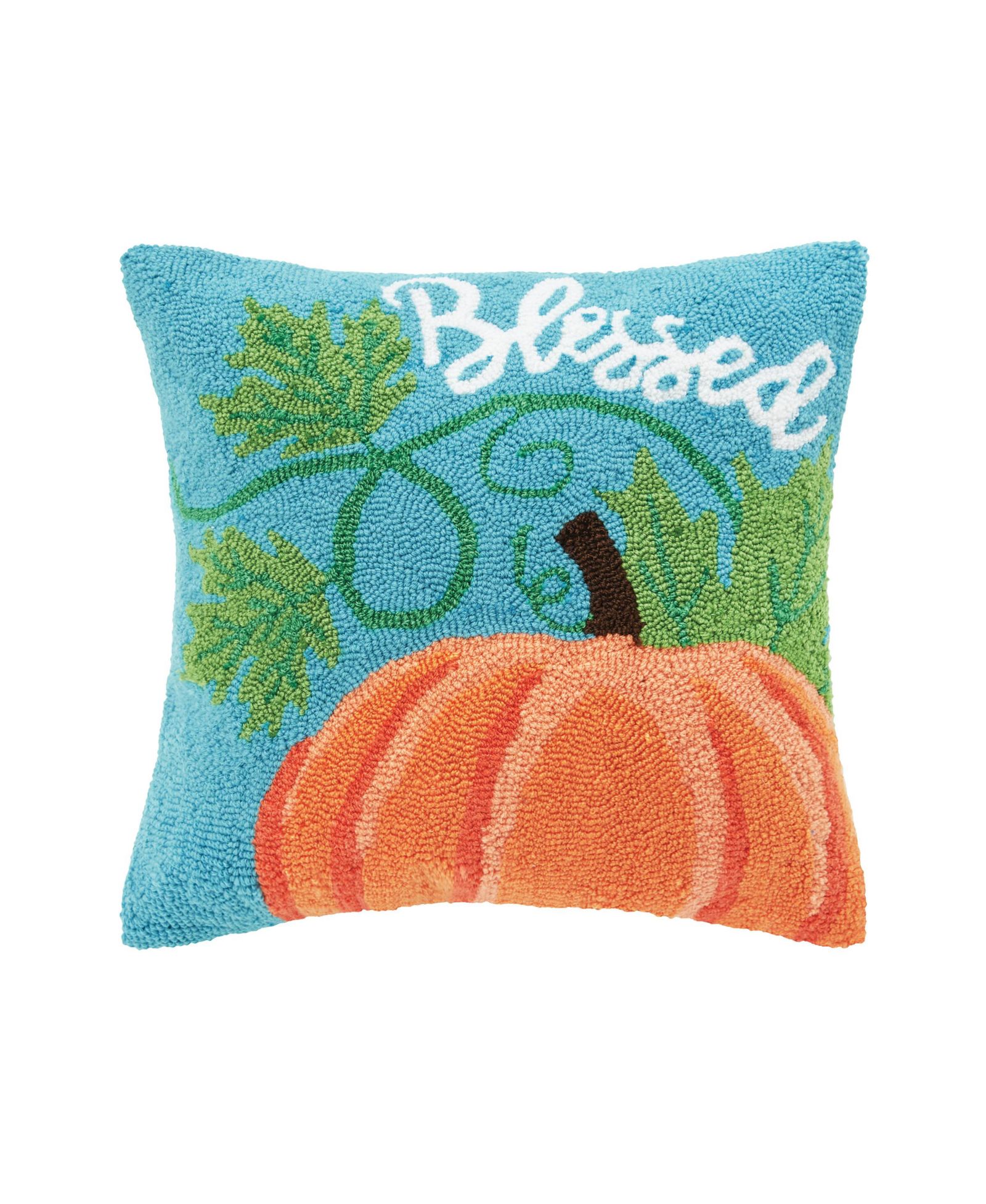 Декоративная подушка Blessed Pumpkin Hooked Throw Pillow