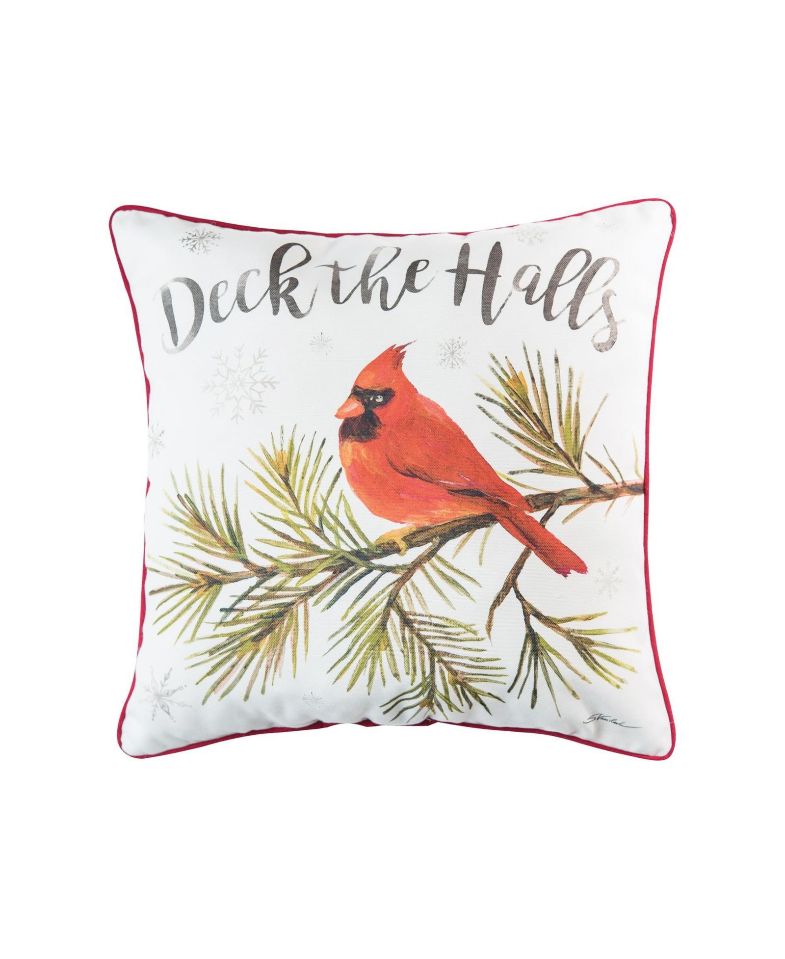 C&F Home декоративная подушка Cardinal Christmas Printed Throw Pillow