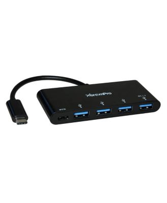 Xtrempro 41137 USB Type-C to Type-C USB 3.0 Adapter 5 in 1 Digital Multiport Hub for MacBook Laptop Notebooks