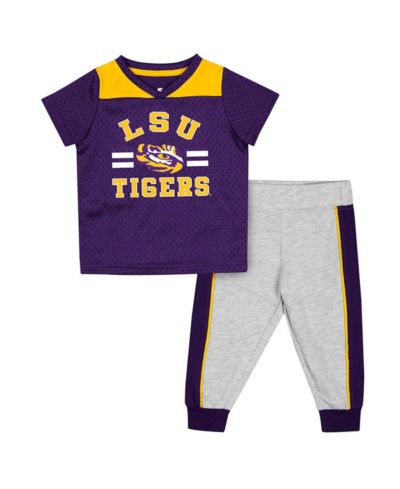 Colosseum Комплект из джерси и брюк LSU Tigers для младенцев