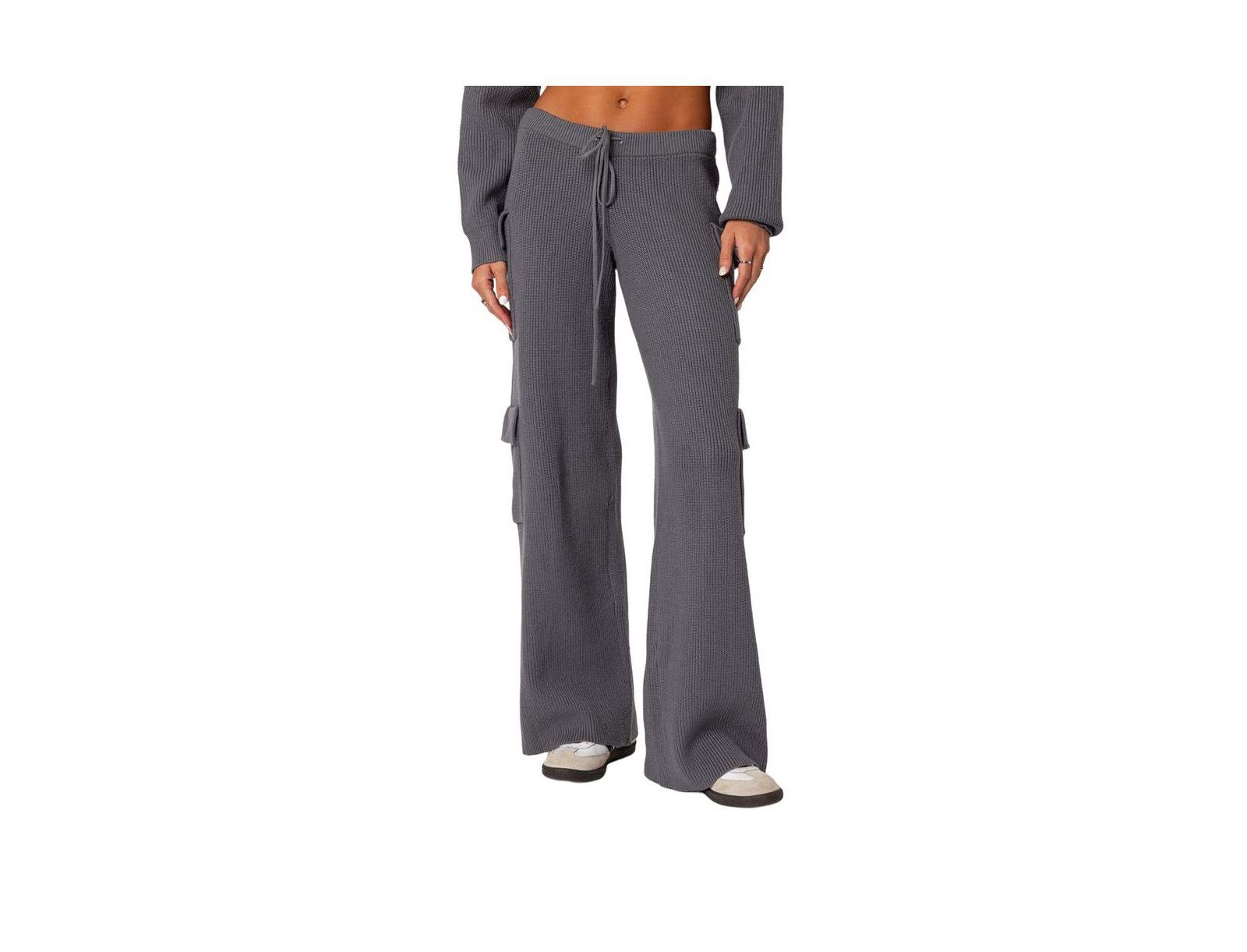 Edikted Women's Wynter knit cargo pants