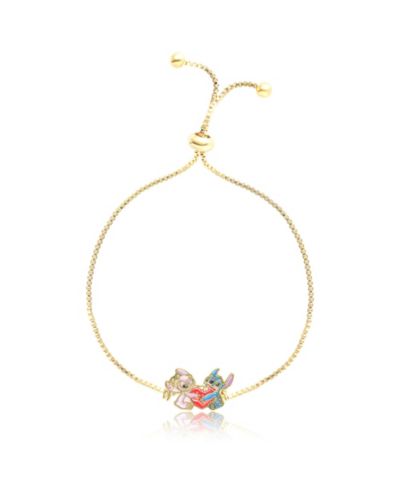 Браслет Disney Stitch and Angel Heart с позолотой 18kt Gold