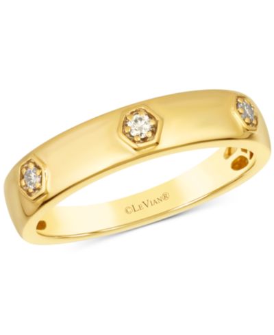Кольцо Le Vian® Anywear Everywear® Nude Diamond Polished Band (1/10 ct. t.w.) в 14k Gold