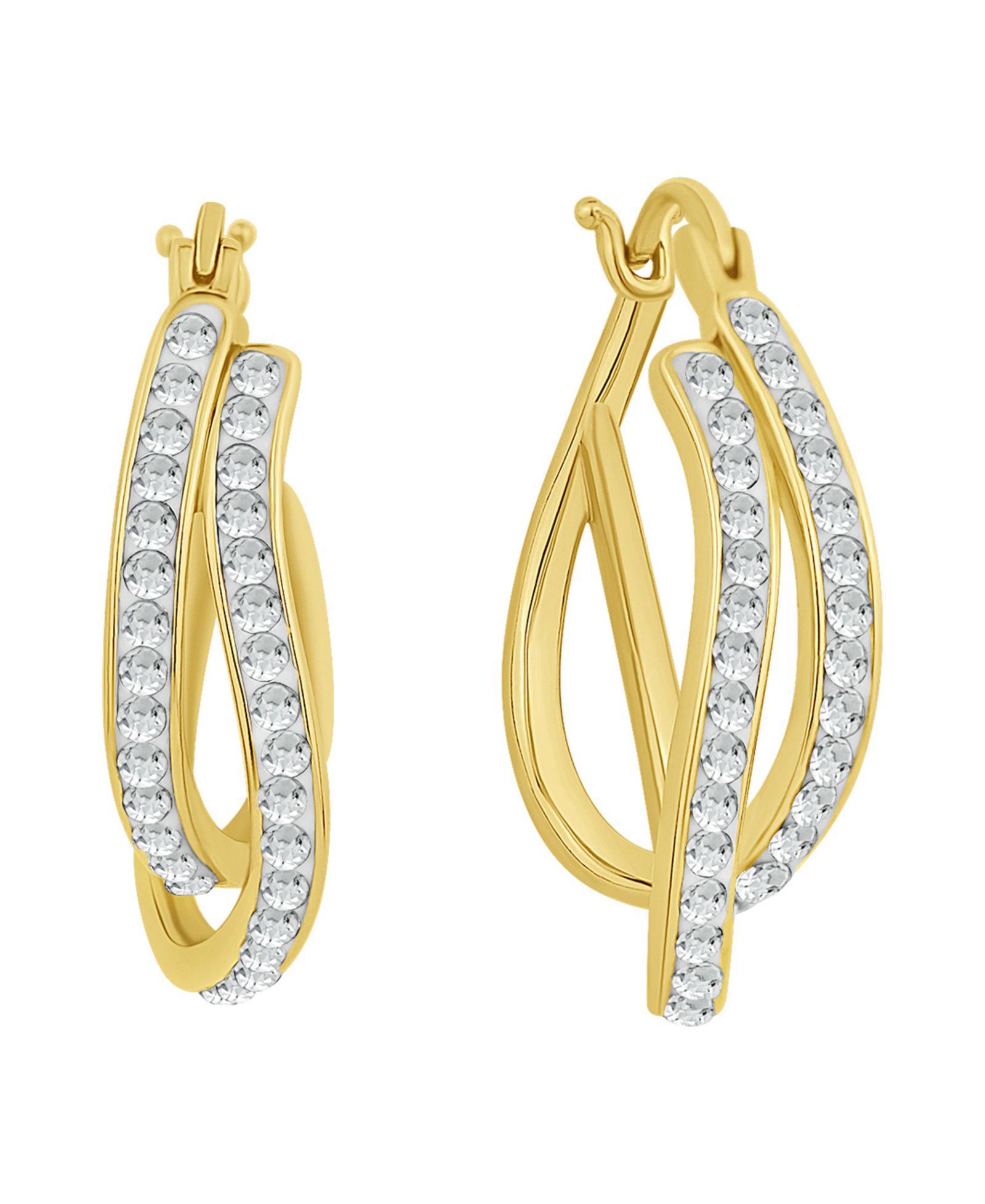 Серьги-кольца And Now This Crystal Bypass