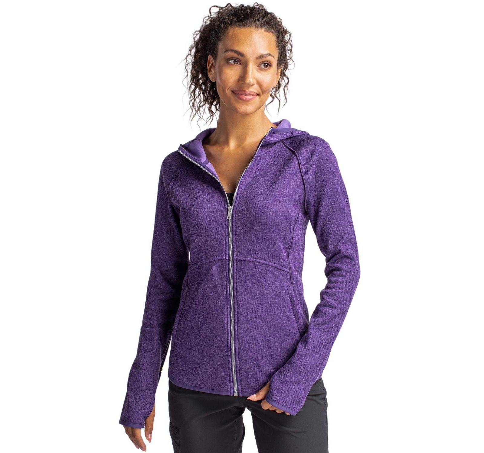 Женская куртка Cutter & Buck Mainsail Full Zip Hooded Jacket