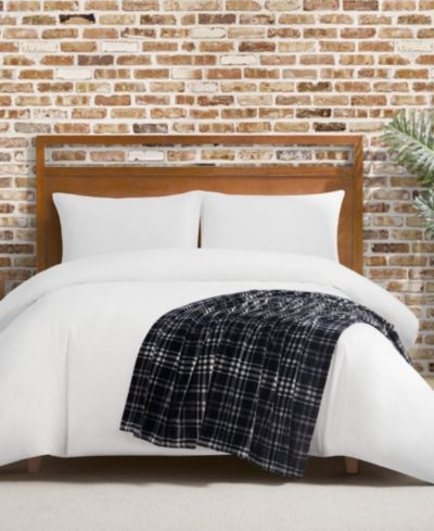 Уютный плюшевый плед Lucky Brand Camper Plaid, 50" x 70"
