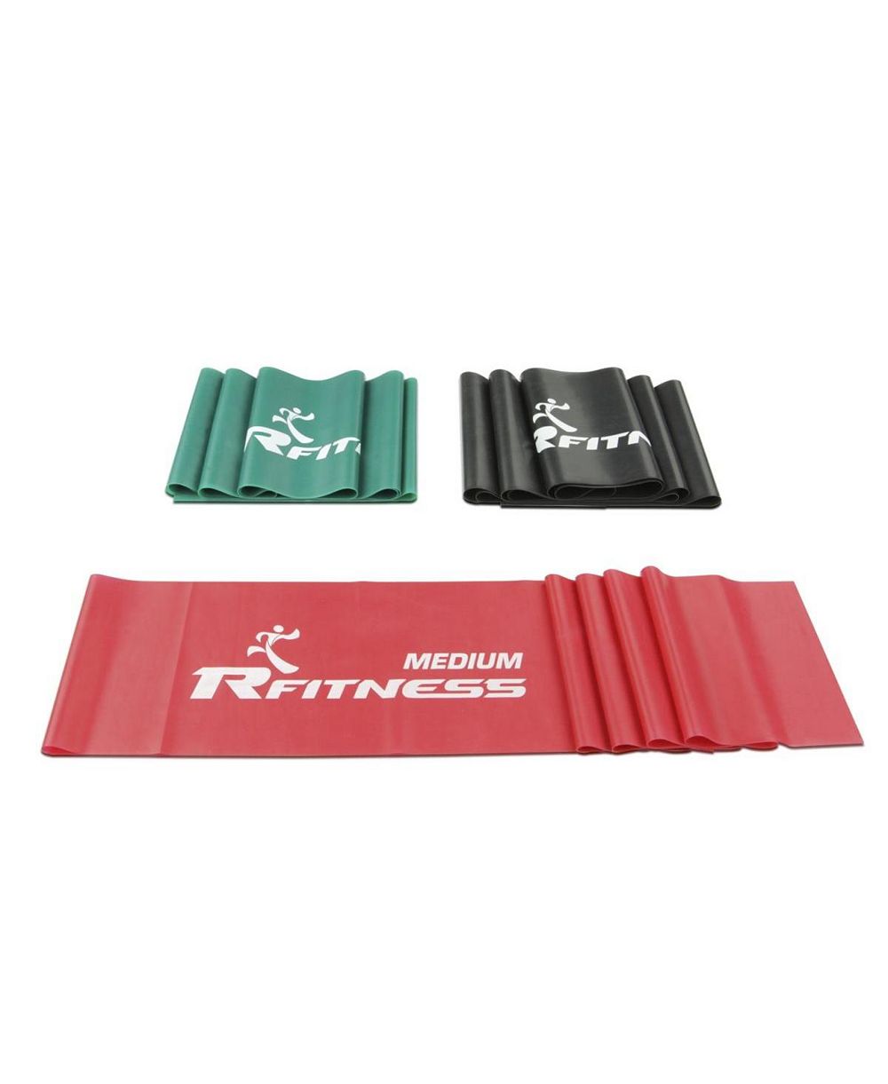 Профессиональный эспандер Furinno60 in. Rfitness Flat Stretch Latex Exercise Band - 3 Piece