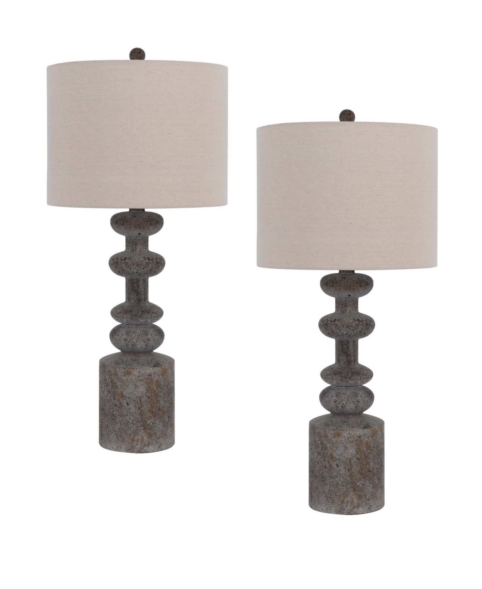 31" Height Resin Table Lamp Set