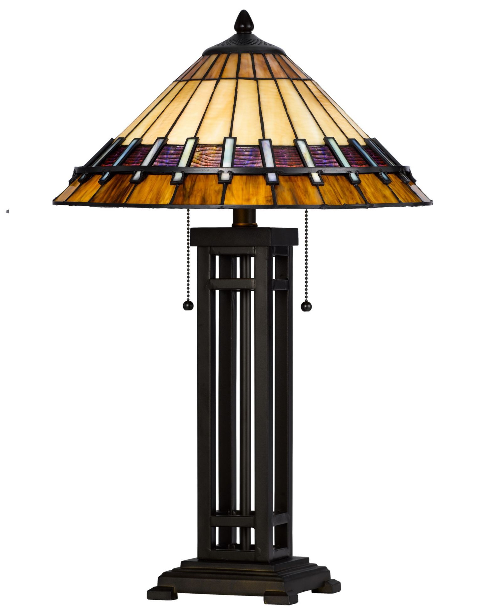 25.5" Height Metal and Resin Table Lamp