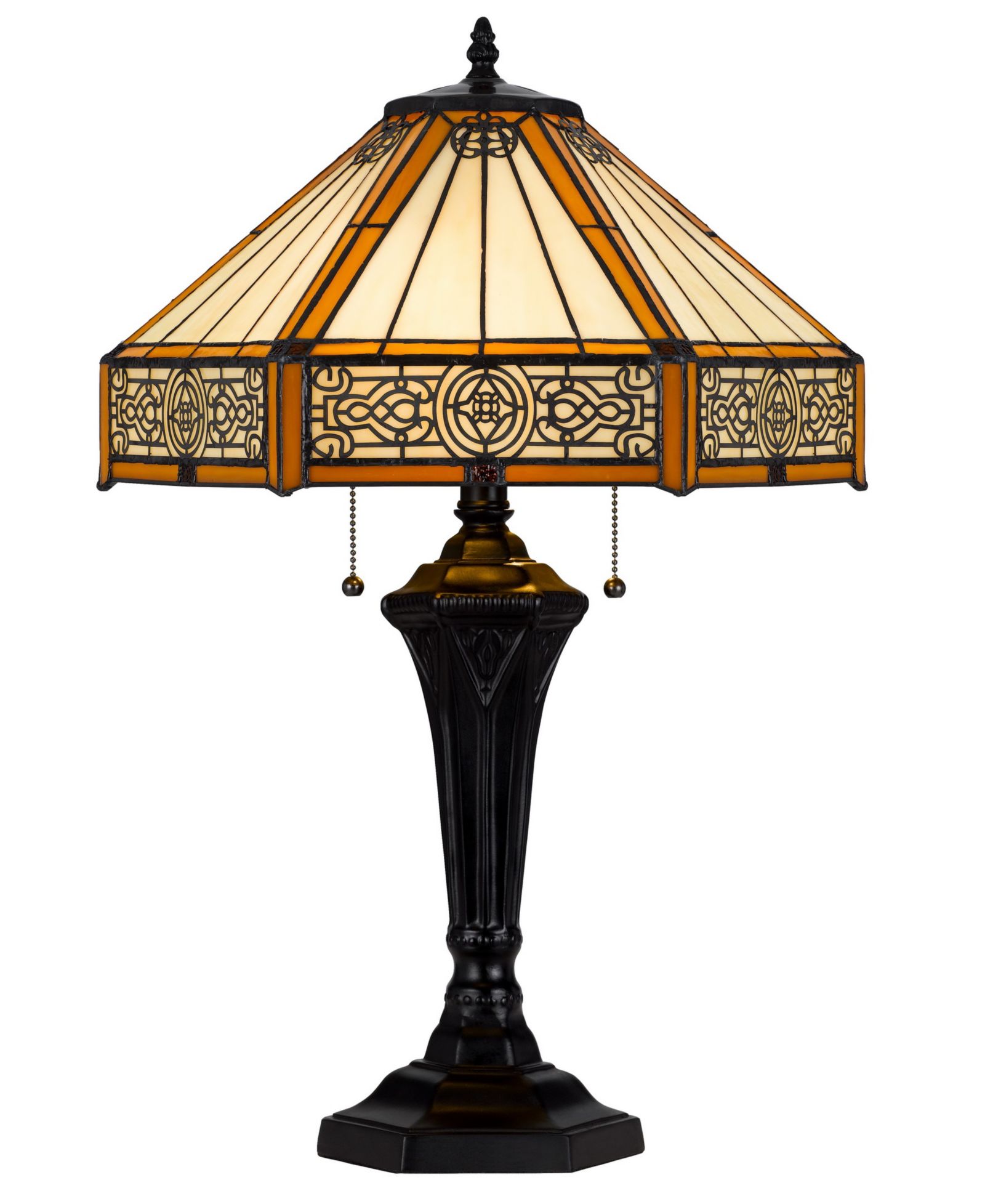 24" Height Metal and Resin Table Lamp