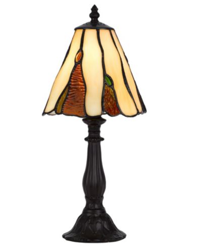 14" Height Metal and Resin Accent Lamp