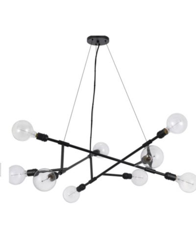 Cal Lighting Металлическая люстра Massena, высота 12"